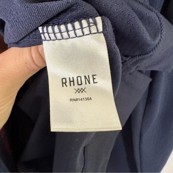RHONE Navy Blue Performance Quarter Zip Pull Over Size Small golf pickleball - Picture 4 of 7